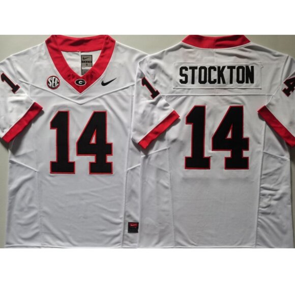 Mens Youths Kids Womens Gunner Stockton Vapor White Stitched Jersey